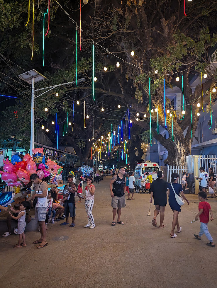 Coron Christmas lights