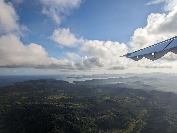 Landing in Coron