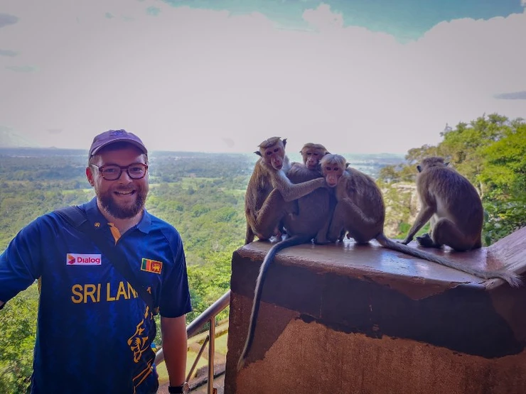 Monkeys at Sigiriya