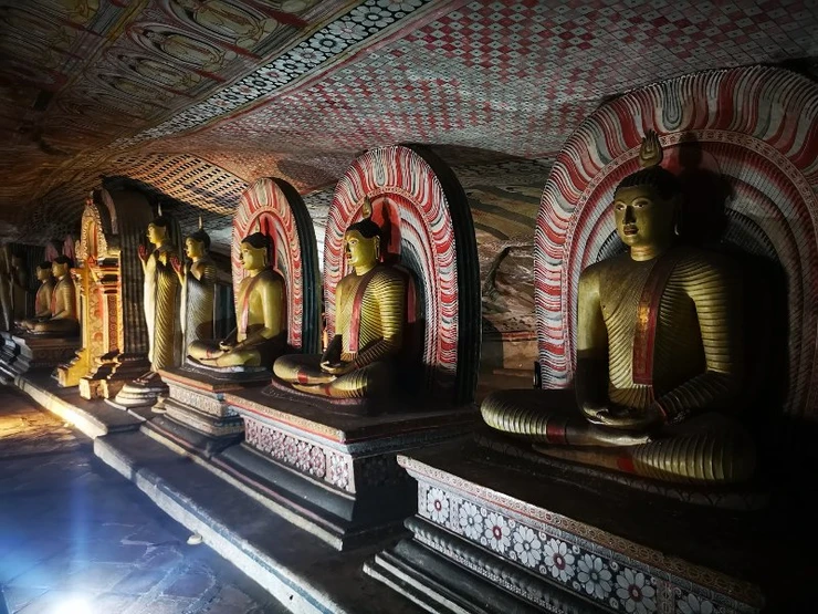 Dambulla Cave Temple, near Kandy, Sri Lanka