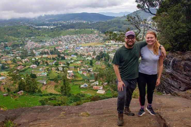 atop Lovers Leap Waterfall, Nuwara Eliya