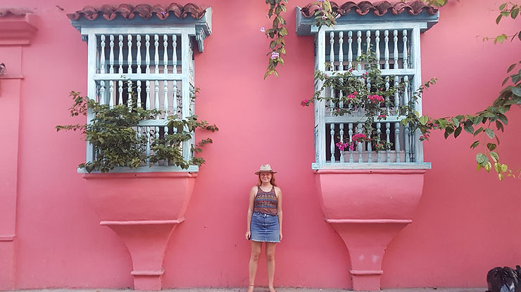 Pink house, Cartagena