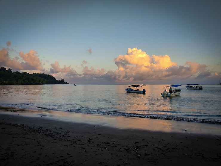 Drake bay sunrise